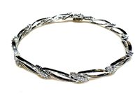 Bracciale Donna Oro Classici in Oro bianco Diamante BR DIA CT 0.86 G/VVS